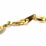Swarovski Gold Tone Pendant Rings Crystal Necklace