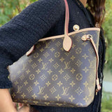 LOUIS VUITTON 2025 Neverfull PM Brown Monogram Made in France Tote
