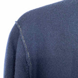 GANT Men's Navy Blue Size M V-Neck Sweater