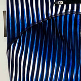IVY PARK Women's Blue Size M Mid Rise Stripe Leggings