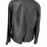 Wilson Women's Black Size M Zip Leather Jacket