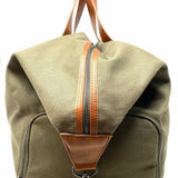 Holderness & Bourne The Buyers Cotton Twill Olive Duffle Bag