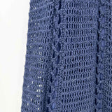 Vince Women's Navy Size L Maxi Crochet Skirt
