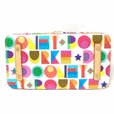 Dooney & Bourke Coated Canvas Multi-Color Top Handle Logo Satchel