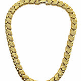 Monet Gold Tone Collar 16" Woven Necklace