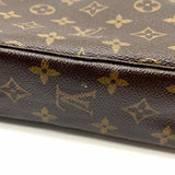 LOUIS VUITTON Vintage 1986 Trousse Toilette Brown Cosmetic Pouch Monogram Clutch