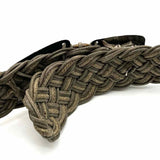 Marjorie Baer Gray Woven Belt