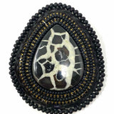 Multi-Color Oval 2.5" Beaded Bolo