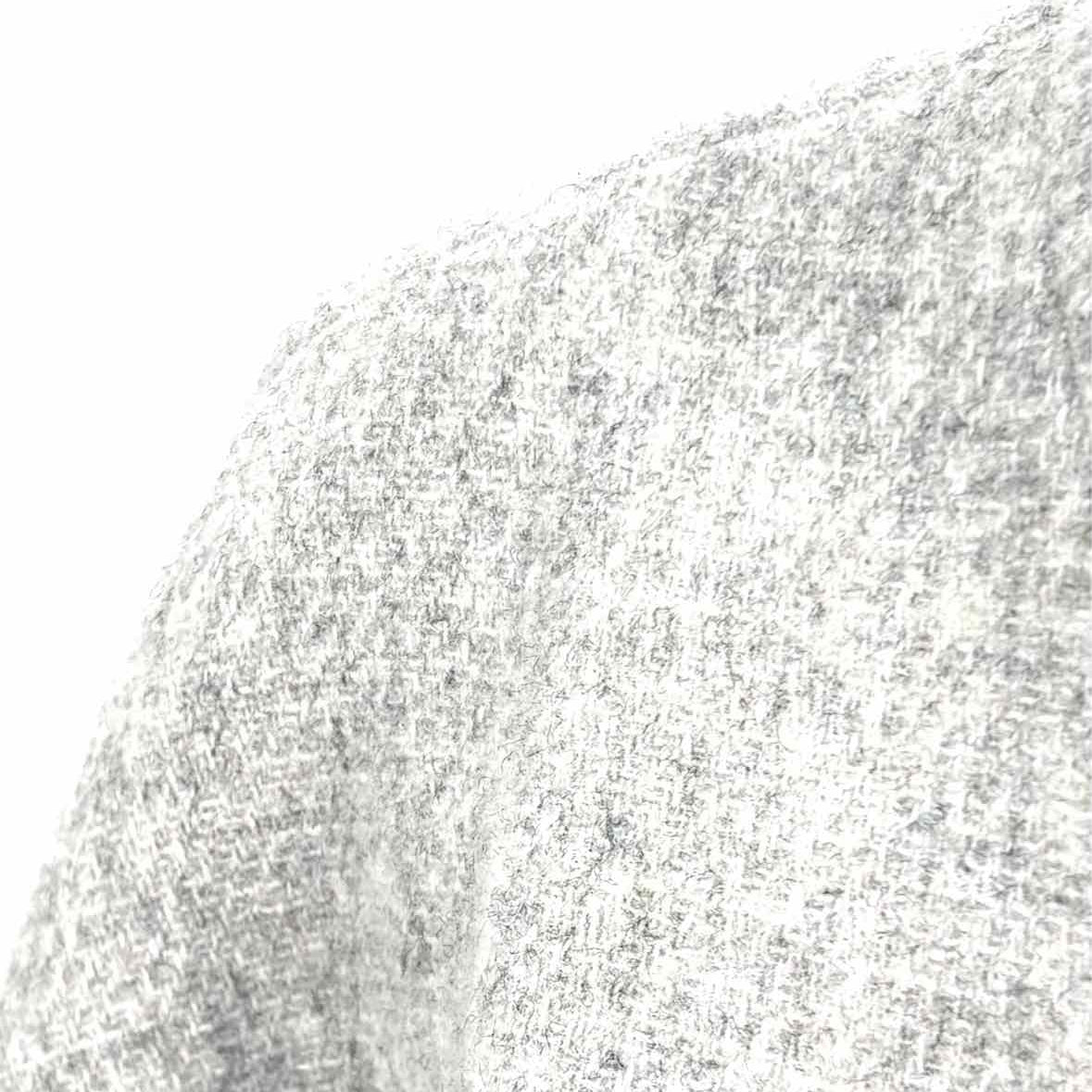 J Crew Cocoon Women's Gray Size 8 Zip Wool Blend Turtle Neck Coat