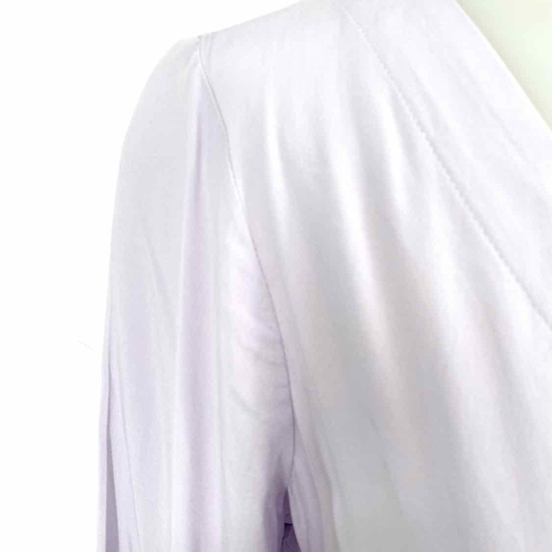J Crew Mercantile Women's Lilac V-Neck Viscose Size 6 Long Sleeve