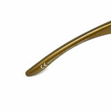 Christian Dior Acetate Bronze Shield Sunglasses