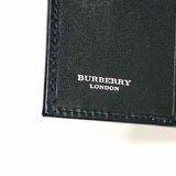 Burberry Coated Canvas Beige Black Compact Check Wallet