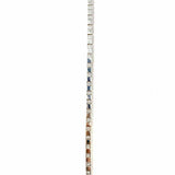 DBJ 925 Sterling Silver Tennis 7.25" Crystal Bracelet