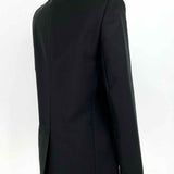 STELLA McCARTNEY Black/Blue Size 36/0 Tuxedo Blazer