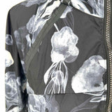 Lululemon Miss Misty Women's Black White Size 8 Windbreaker Flower Jacket