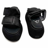 Lofina Women's Black Size 38/8 Platform Leather Slide