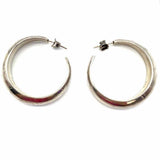 Taxco 925 Sterling Silver Hoop Earrings