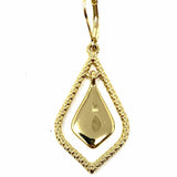 Statement Gold Tone Dangle Earrings