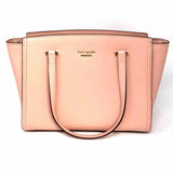 Kate Spade Patterson Dr Small Geraldine Light Pink Tote Pebbled Leather Satchel