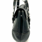 Coach Limited Edition Hampton Y2K No. F0793 Black Tote Studded Leather Satchel