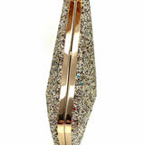 Alessia Silver Diamond Glitter Clutch