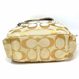 Coach Kyra Canvas Beige Signature BackPack