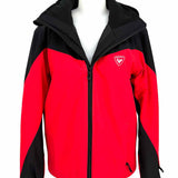 Rossignol Women's Black Red Size 16 Shell Color Block Jacket