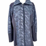 ANATOMIE Women's Navy Size L Zip Camoflage Jacket