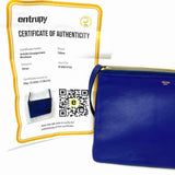 Celine 2013 Small Trio Royal Blue Pouch Leather Crossbody