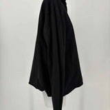 Frank & Eileen Women's Black Size L Collared Long Sleeve