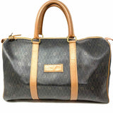 Christian Dior Coated Canvas Dark Brown Monogram Honeycomb Duffle Bag