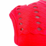 Ted Baker Jacquard Panel Skater Women's Neon Pink Size 8 Sleeveless Mini Dress