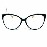 Tiffany & Co. TF 4089-B Black Teal Cat Eye Frames