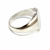A & Z Estate Vintage Size 9 .925 Sterling Silver Signet Ring
