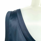 Lafayette 148 Women's Navy Size XL Scoop Neck Silk Reversible Sleeveless