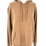 Quince Women's Brown Size L Pullover Cashmere Hoodie