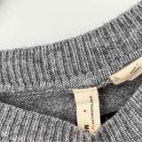 Moth Women's Gray Size XS balloon sleeve Rayon Blend Sweater