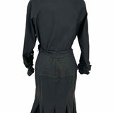 TADASHI SHOJI Women's Black Size 10 Long Sleeve Embellished Dress