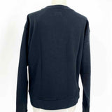 Mother Women's Black Size S Tie Up Grommets Sweater