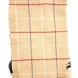 Burberry Wool Tassel window pane Shawl