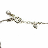 Brighton Silver tone Pendant 18" Purse Necklace