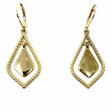 Statement Gold Tone Dangle Earrings