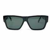GIANNI VERSACE Vintage Rare Black Geometric Medusa MOD372/G Sunglasses