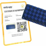 Bottega Veneta 2023-24 Large Flap Blue Intrecciato Leather Made in Italy Wallet