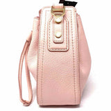 Marc Jacobs Light Pink Crossbody Pebbled Leather Bucket Bag