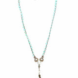 Love Heals Turquoise Made in USA Crucifix Necklace