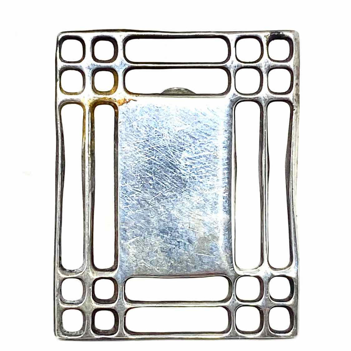 "CJL" Carrick .925 Stud Rectangle Earrings