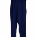 ST. JOHN BASICS Women's Navy Blue Size 4 straight cut Santana Knit Pants