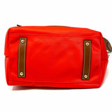 Dooney & Bourke Wayfarer Hobo Nylon Red Zip Tote Shoulder Bag