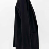LIVERPOOL Women's Black Size XS Open Front Blazer